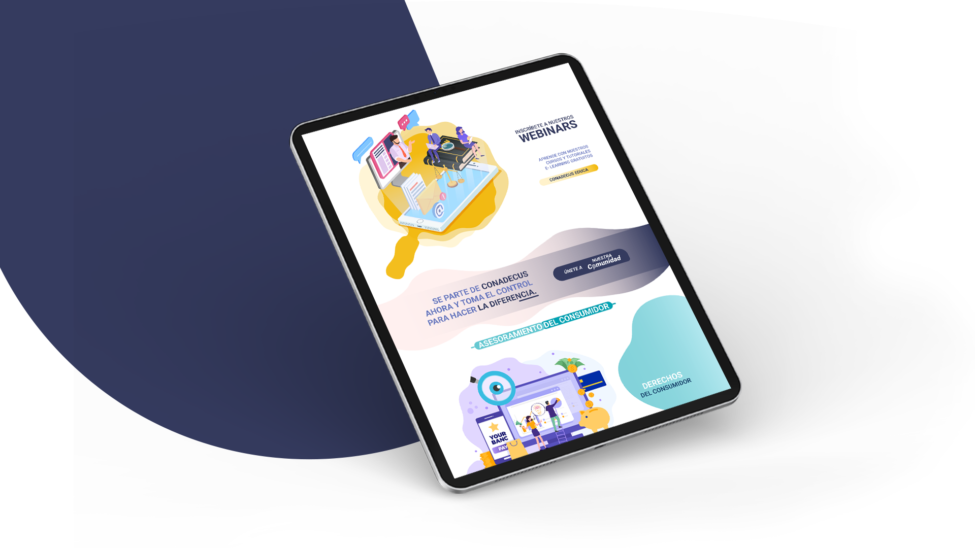 CONADECUS — Rediseño de Plataforma Digital
